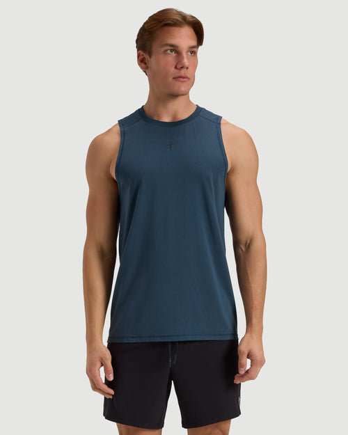 Core Hybrid Tank - Midnight Navy